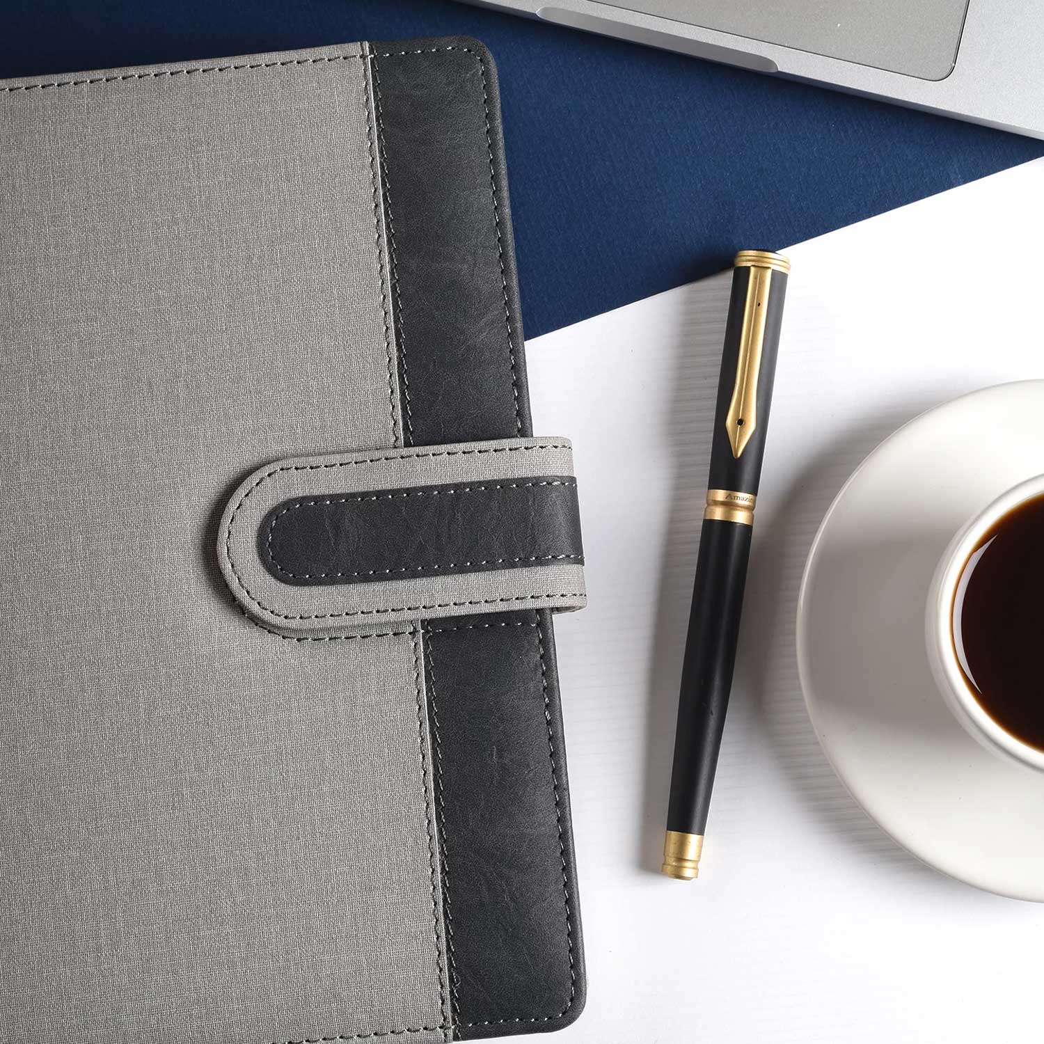 Scholar Regent Grey Notebook - A5, Ruled