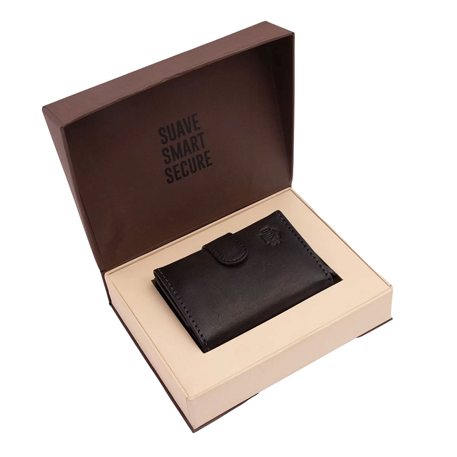 Scudo Burnished Slim Wallet - Black