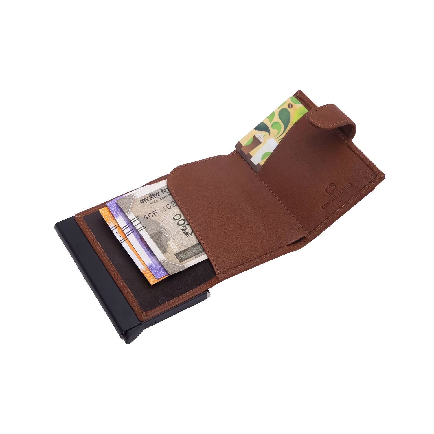 Scudo Classic Slim Wallet - Cognac