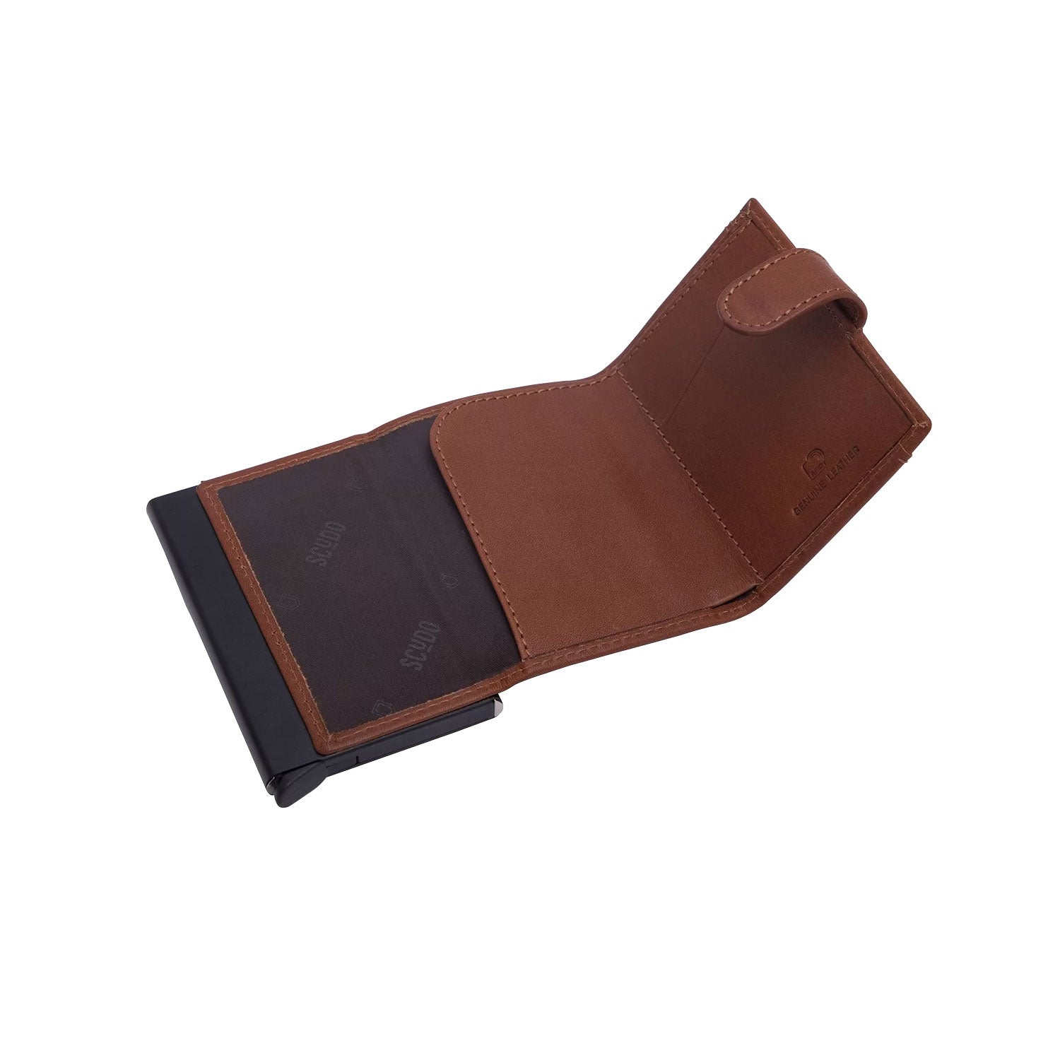 Scudo Classic Slim Wallet - Cognac