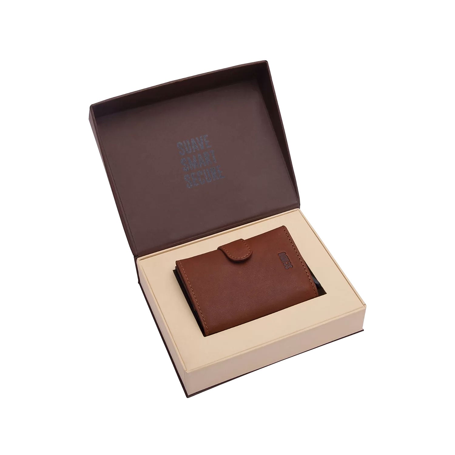 Scudo Classic Slim Wallet - Cognac