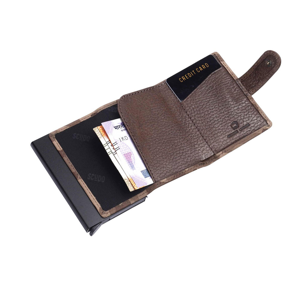Scudo Military Slim Wallet - Khaki