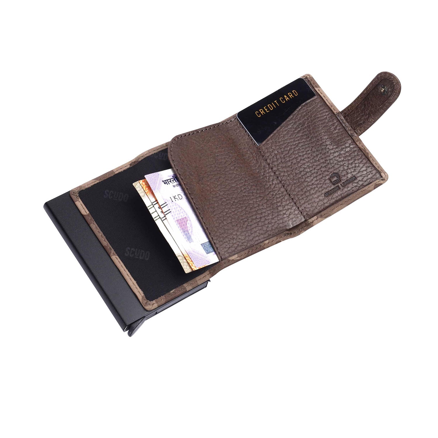 Scudo Military Slim Wallet - Khaki