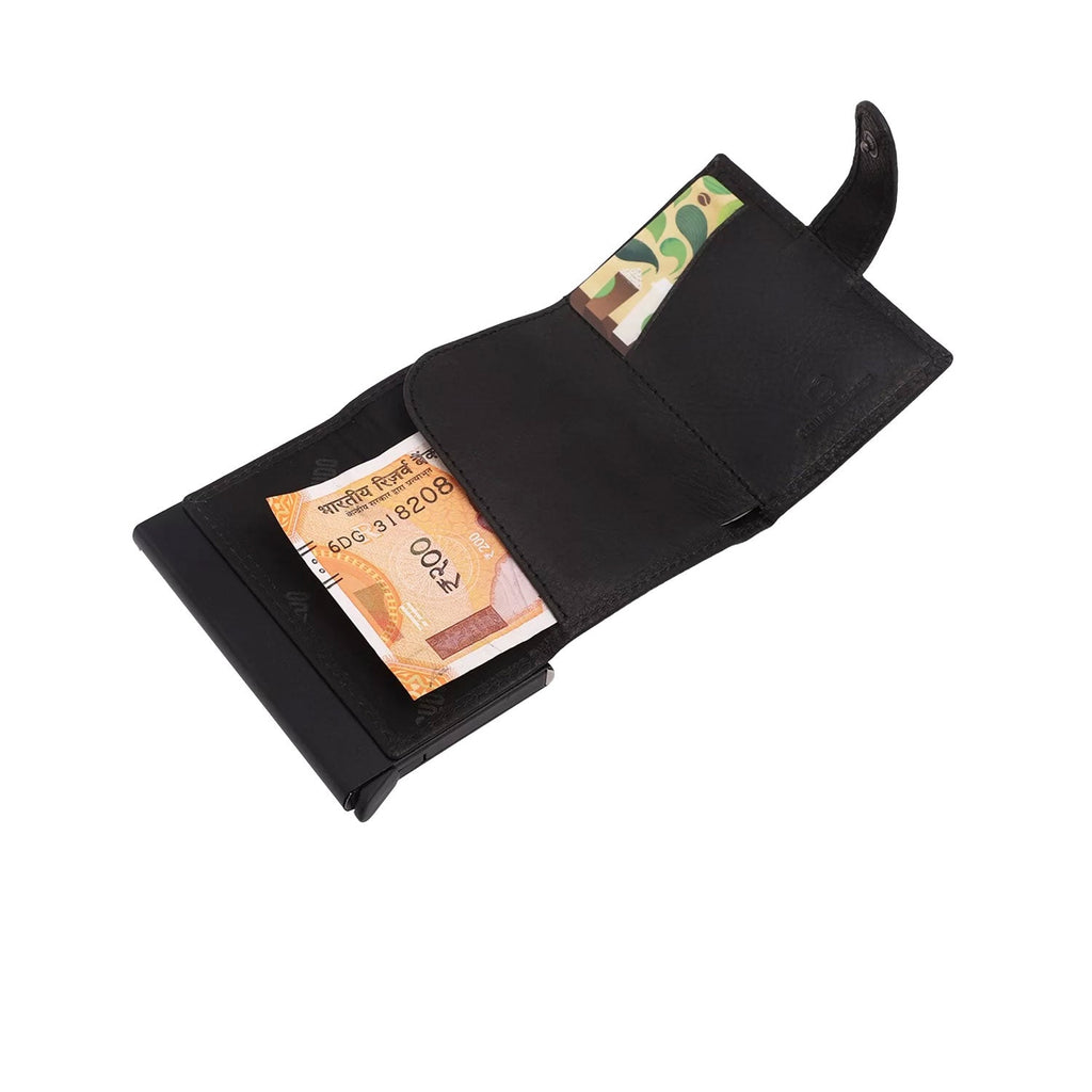 Scudo Troy Slim Wallet - Black