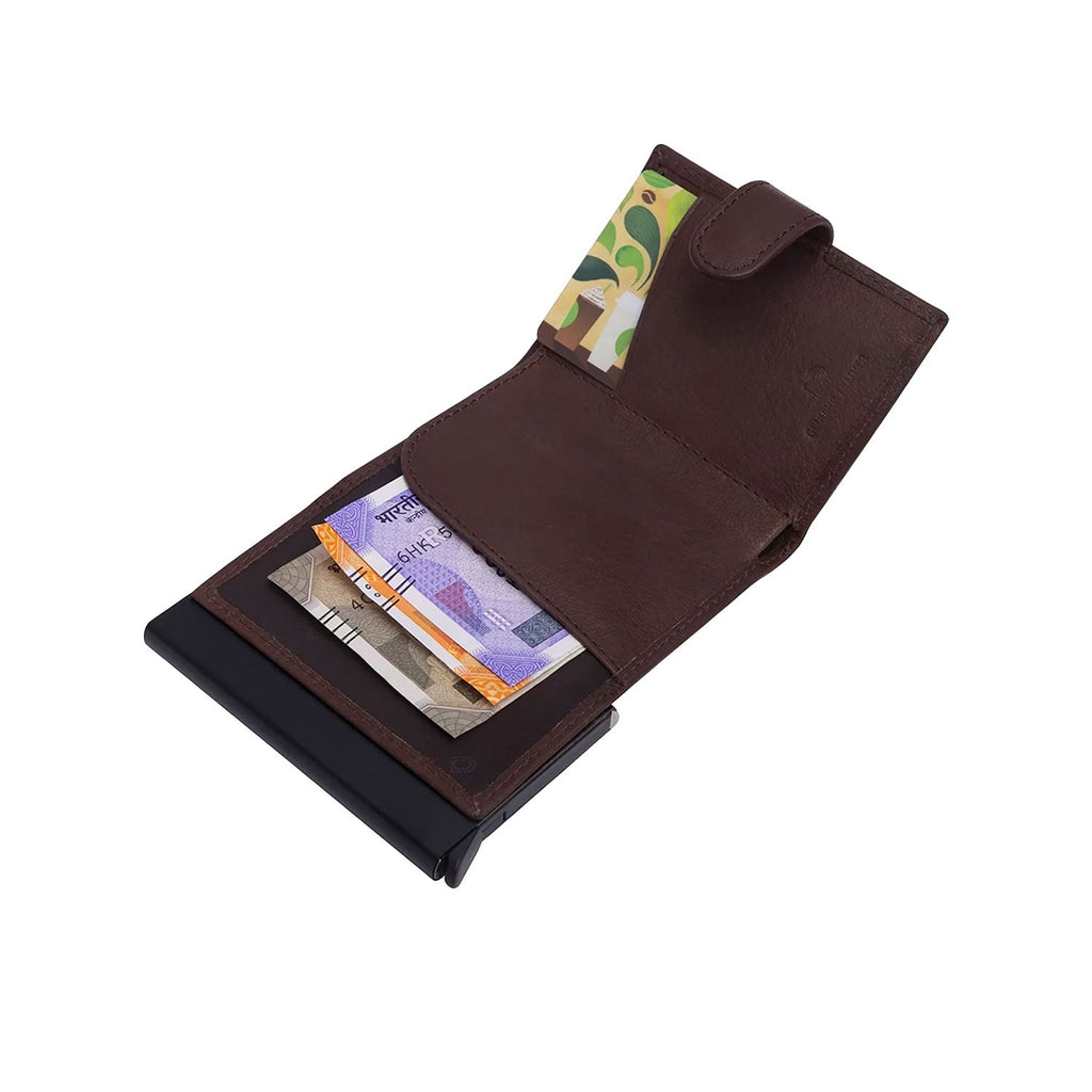 Scudo Troy Slim Wallet - Brown