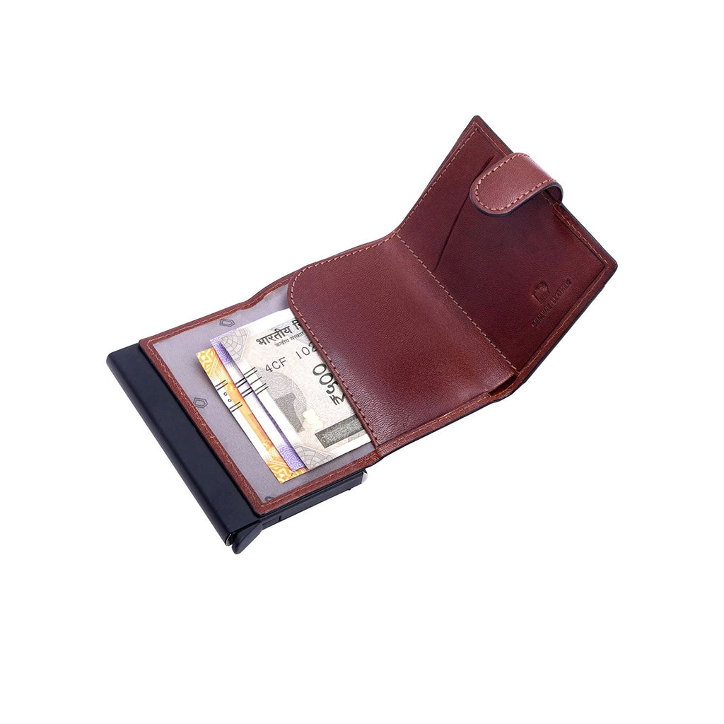 Scudo Tuscany Slim Wallet - Cognac