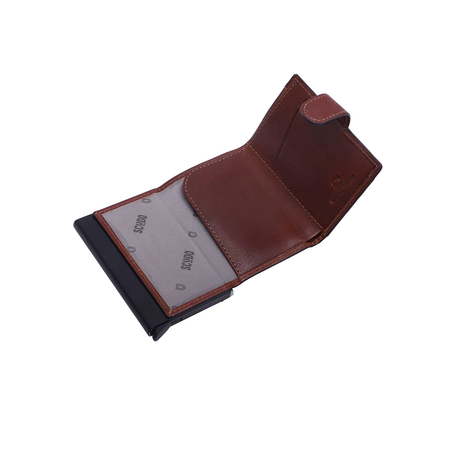 Scudo Tuscany Slim Wallet - Cognac