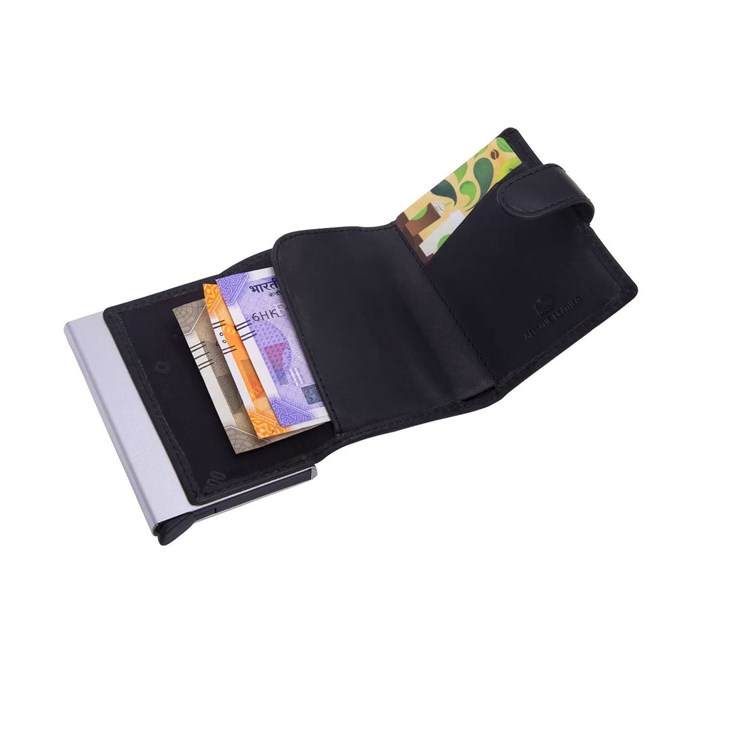 Scudo Vintage Slim Wallet - Black