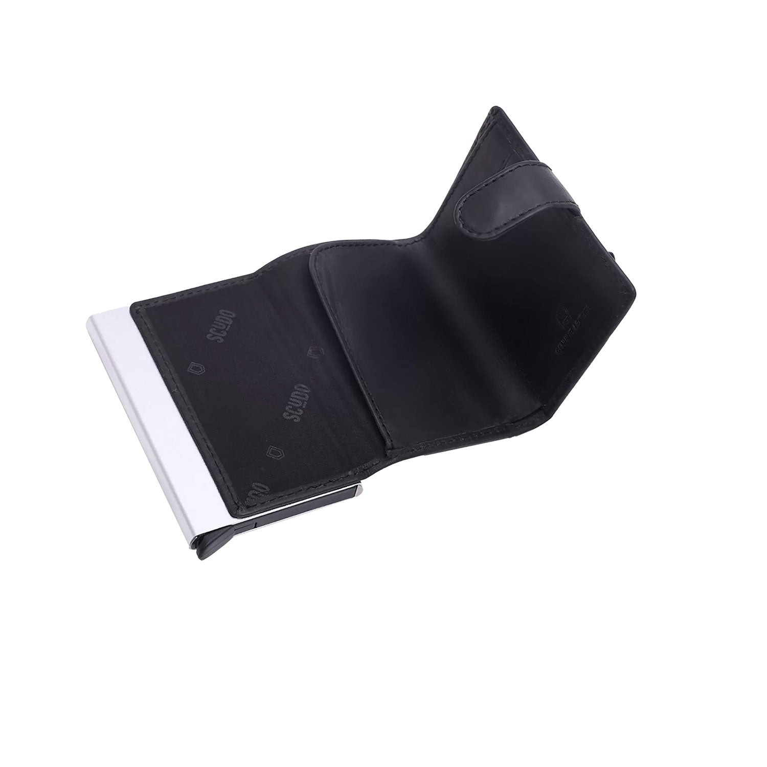 Scudo Vintage Slim Wallet - Black