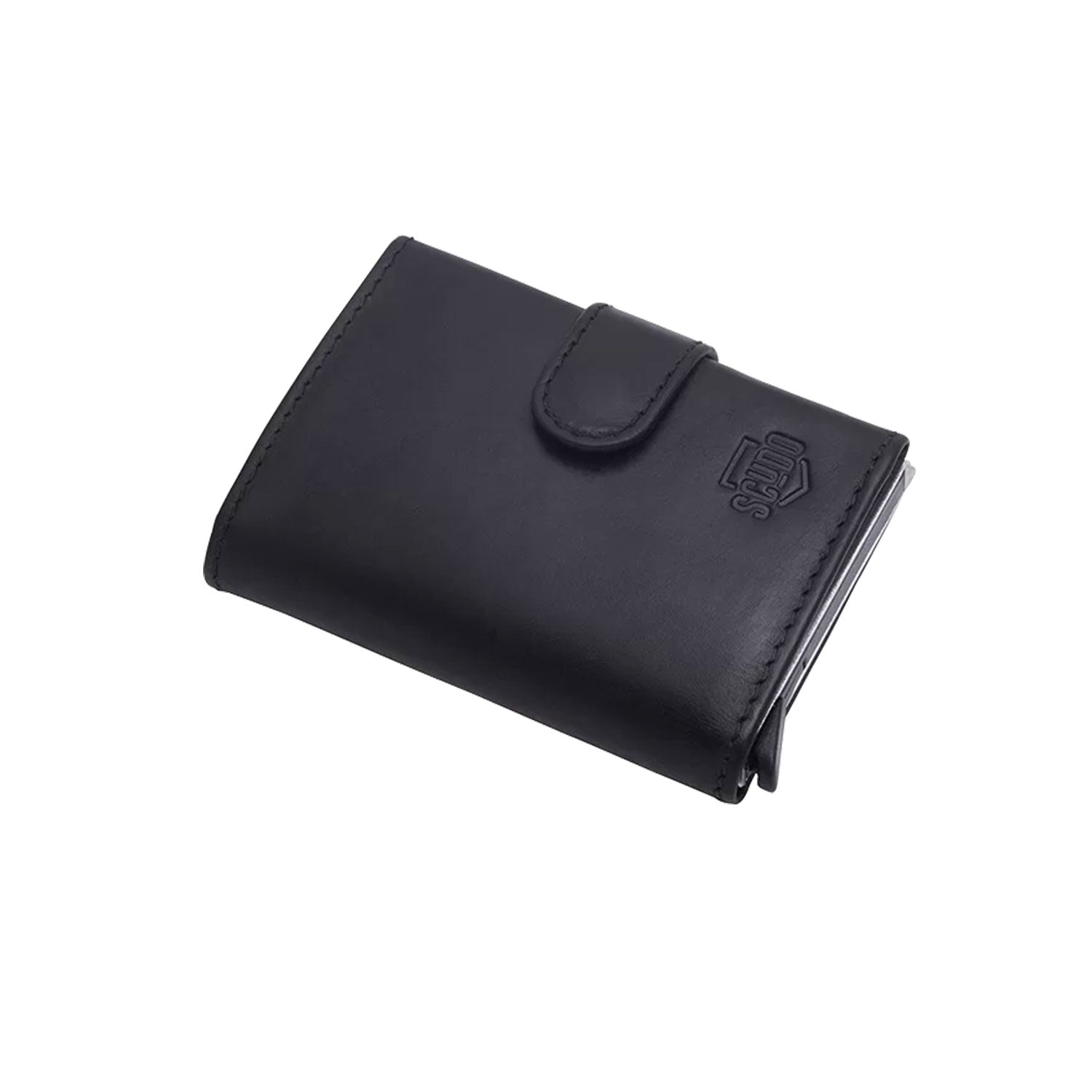 Scudo Vintage Slim Wallet - Black
