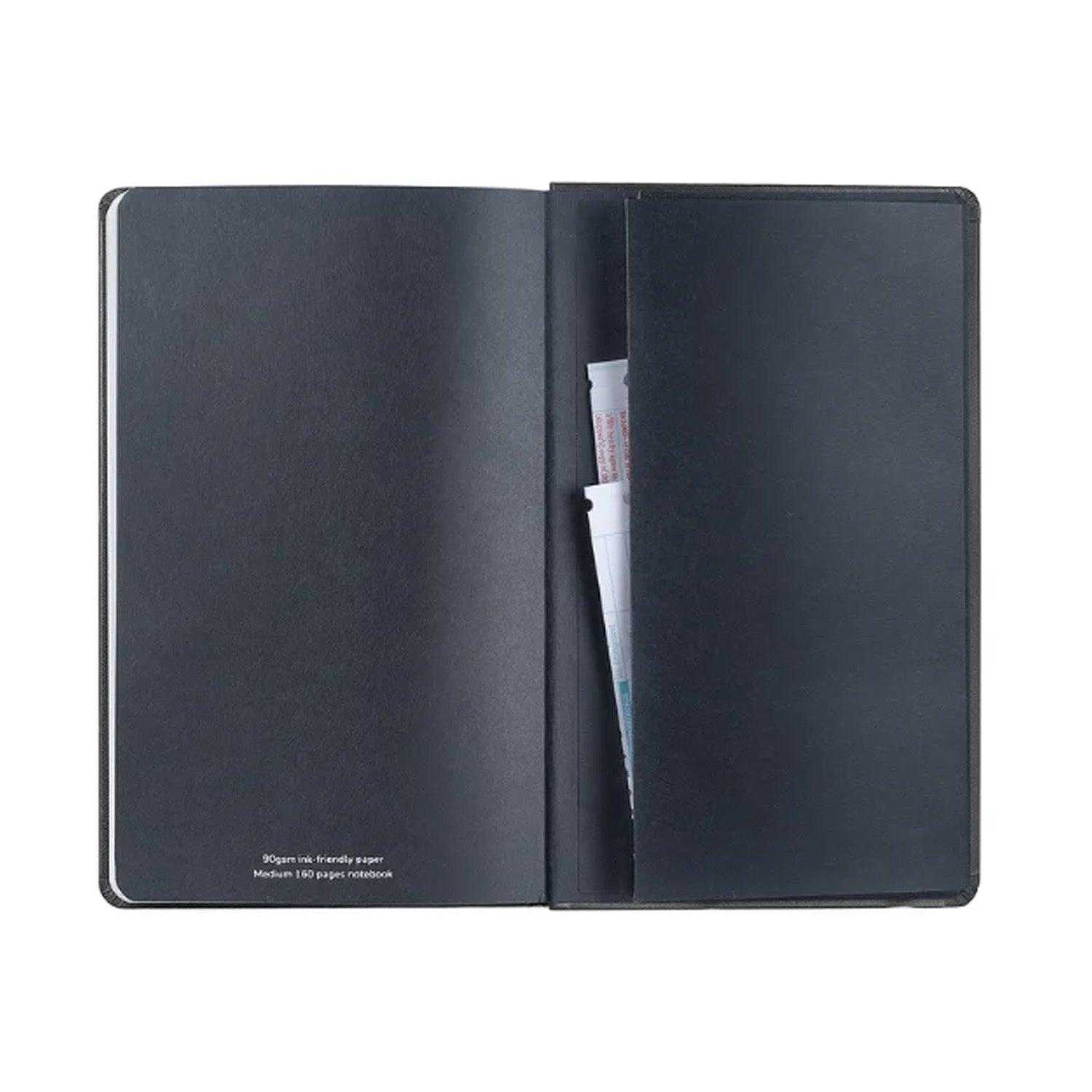 Sheaffer Hard Cover Notebook - Black - Medium - Plain