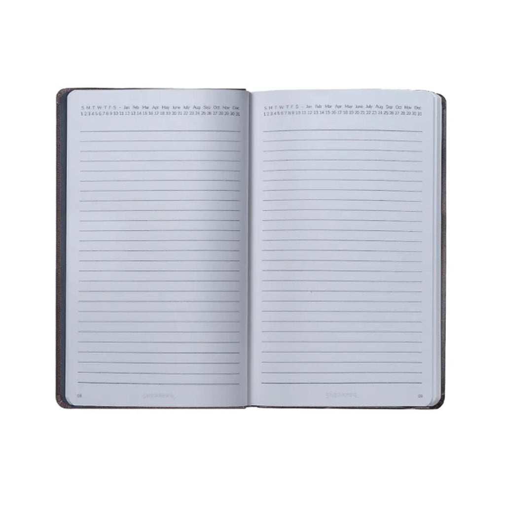 Sheaffer Hard Cover Notebook - Brown - Medium - Ruled