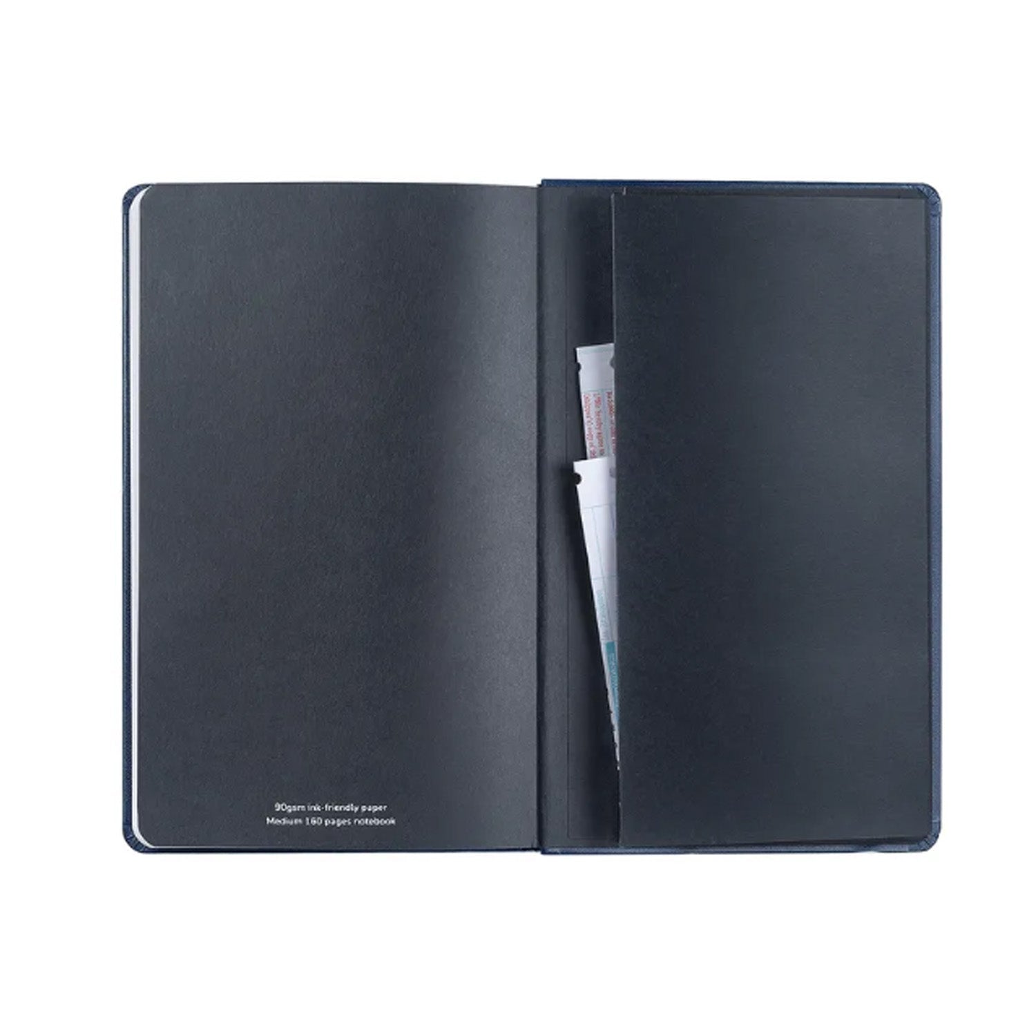 Sheaffer Hard Cover Notebook - Navy - Medium - Plain
