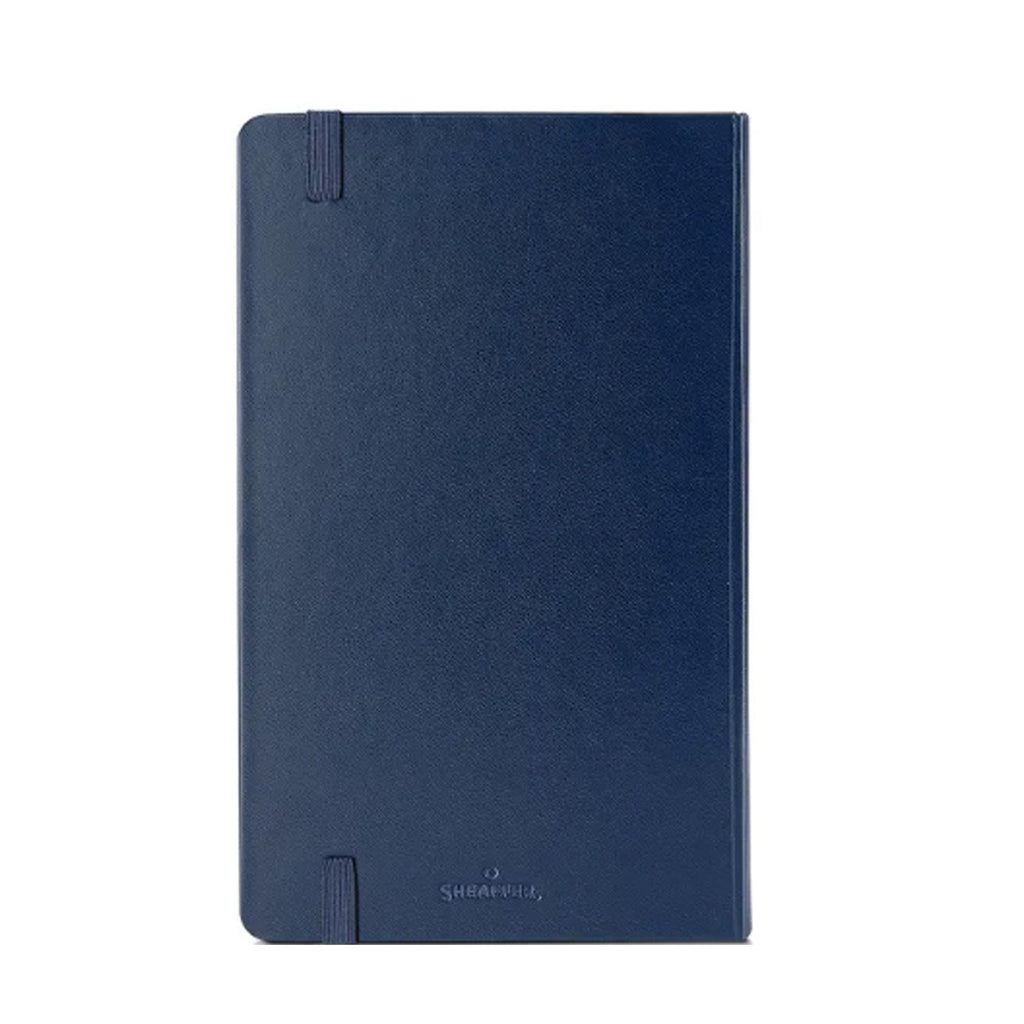 Sheaffer Hard Cover Notebook - Navy - Medium - Plain