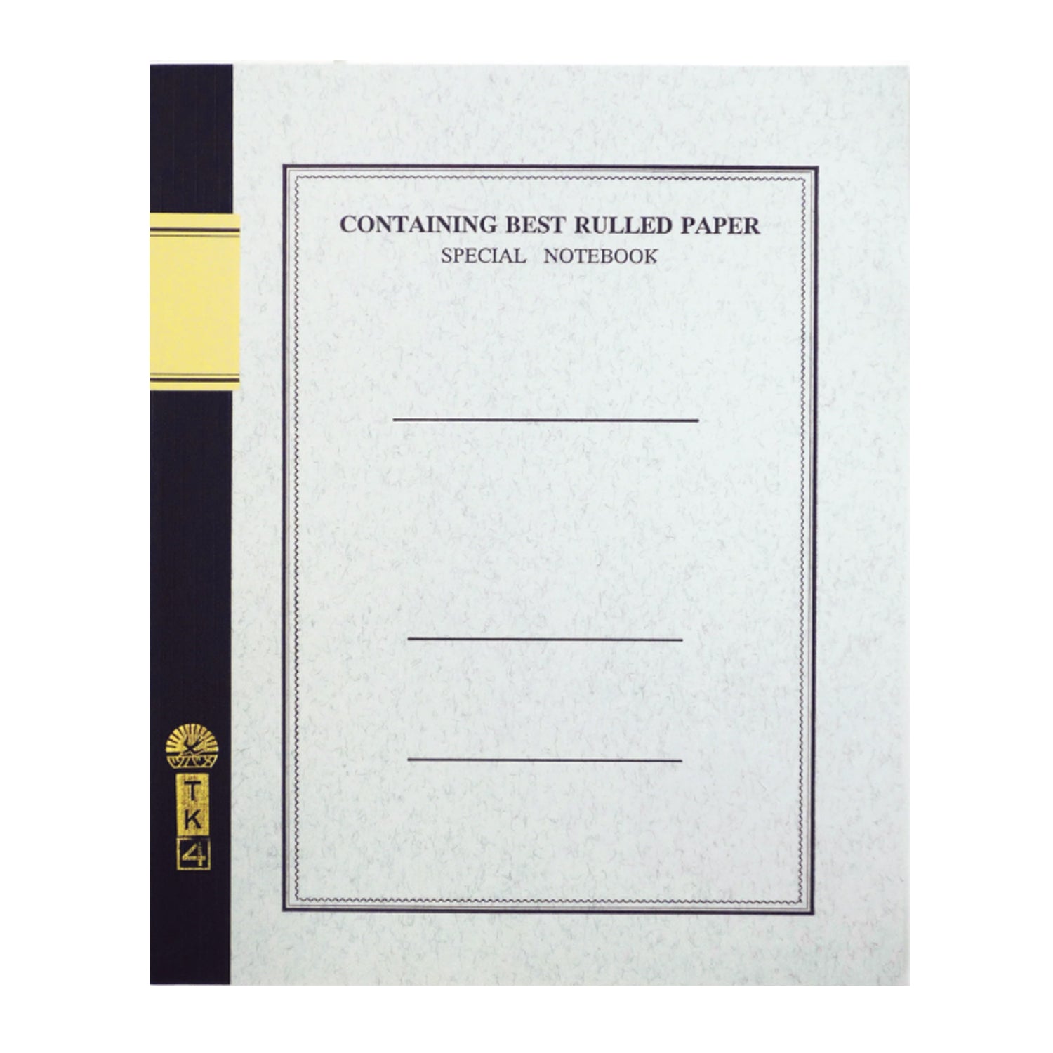 Tsubame C3016 White 8mm Line + Margin Notebook - Semi B5 - Ruled