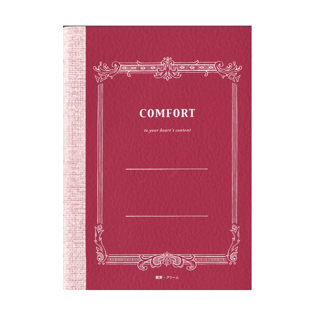 Tsubame C3056 Comfort Red 7mm Line Notebook - Semi B5 - Ruled