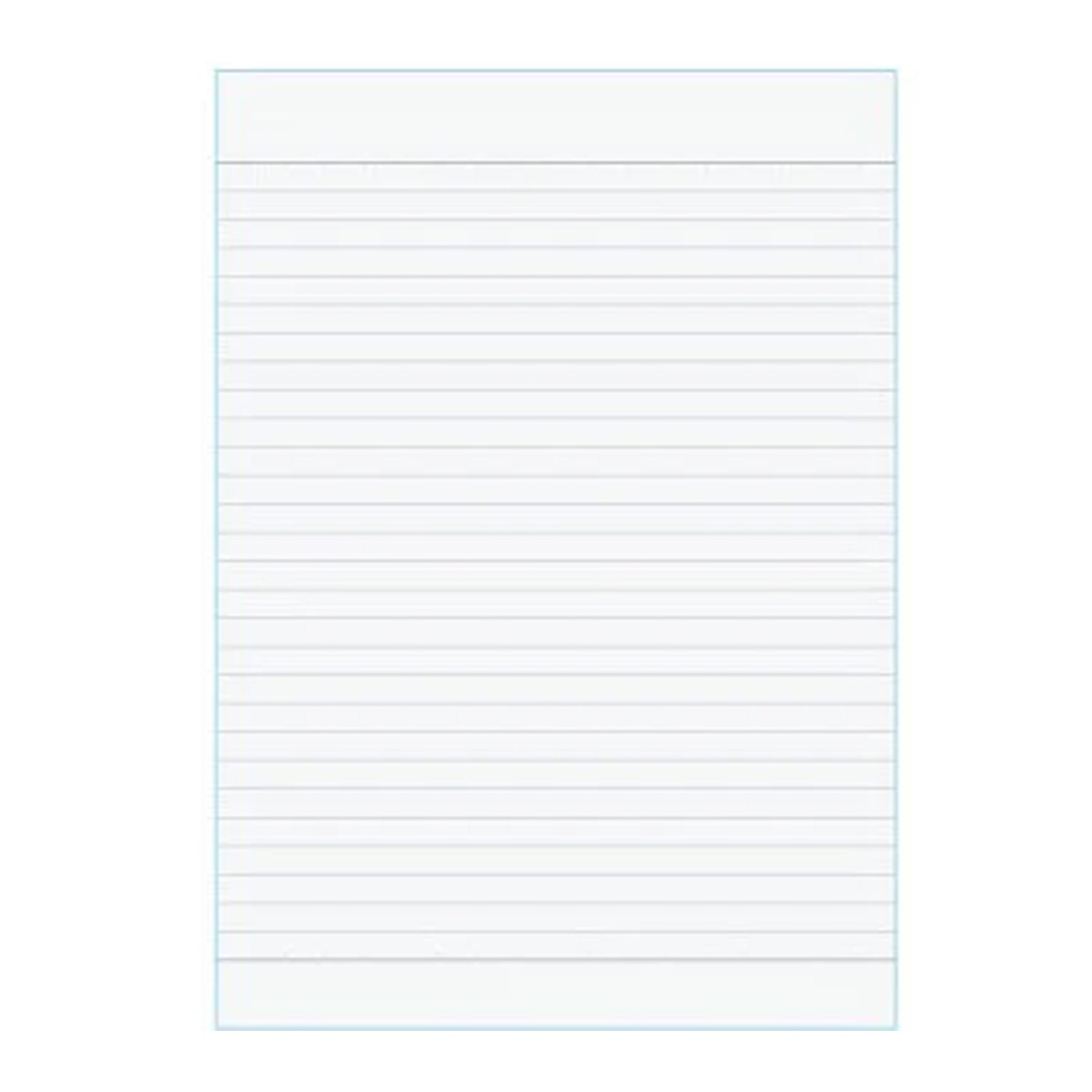 Tsubame W3011 White 8mm Line Notebook - Semi B5 - Ruled