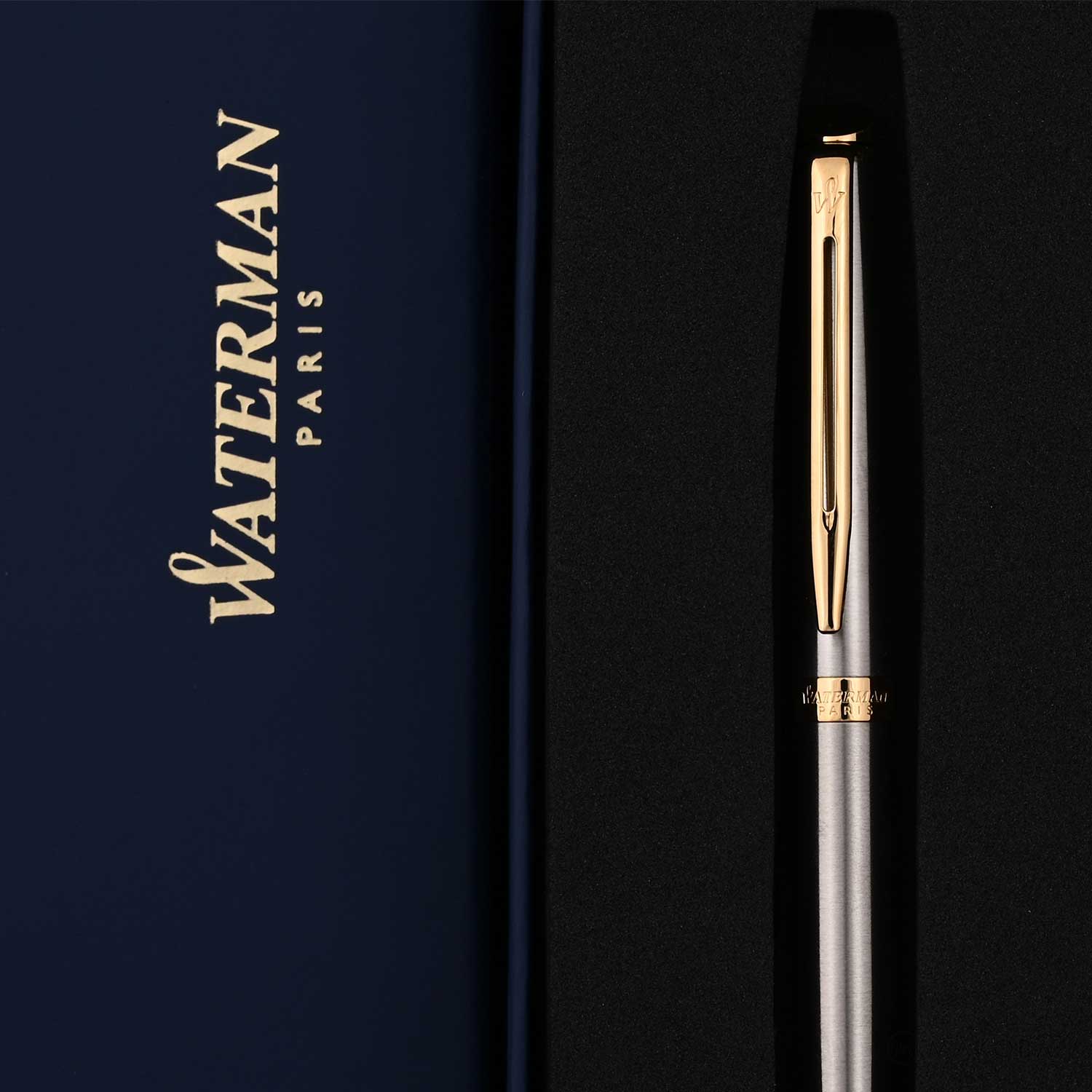 Waterman Hemisphere Ball Pen - Stainless Steel GT