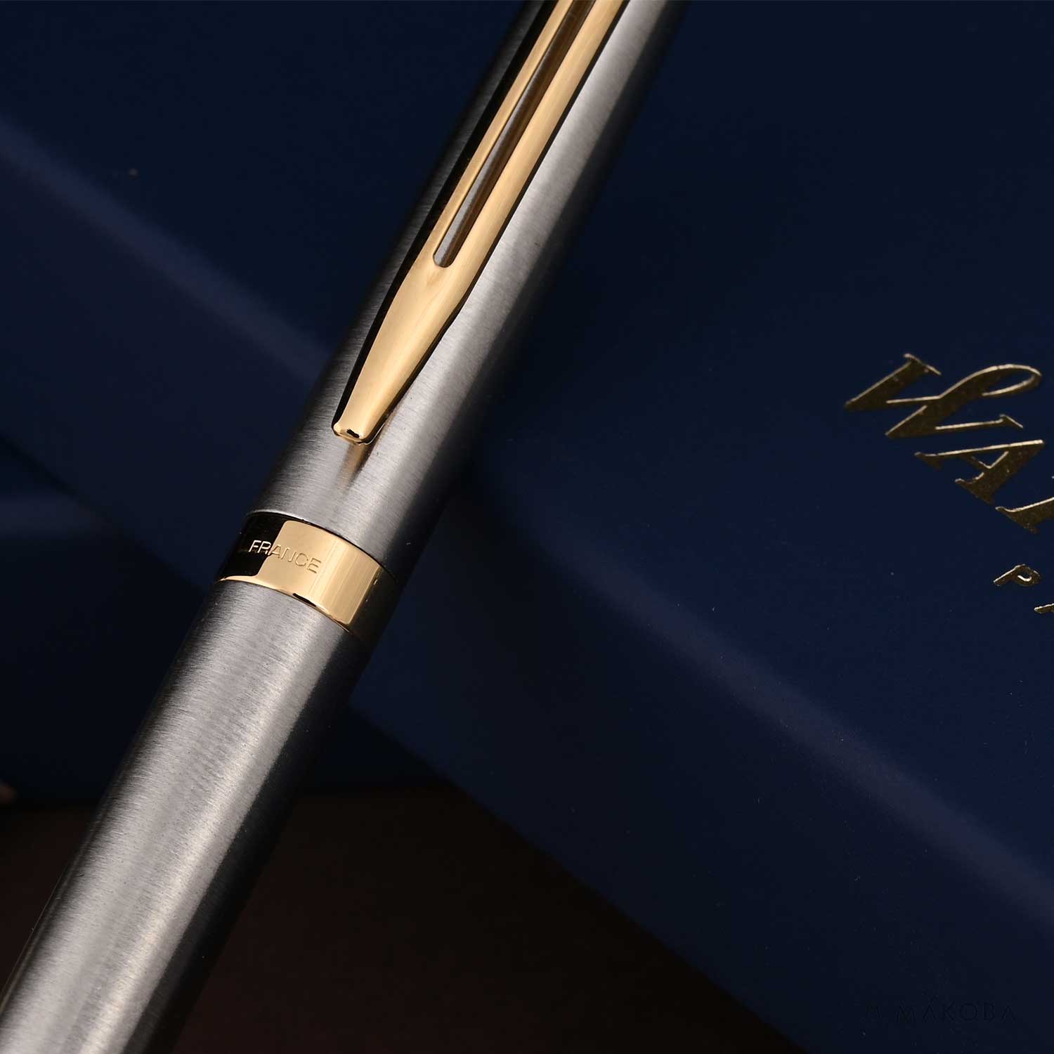 Waterman Hemisphere Ball Pen - Stainless Steel GT