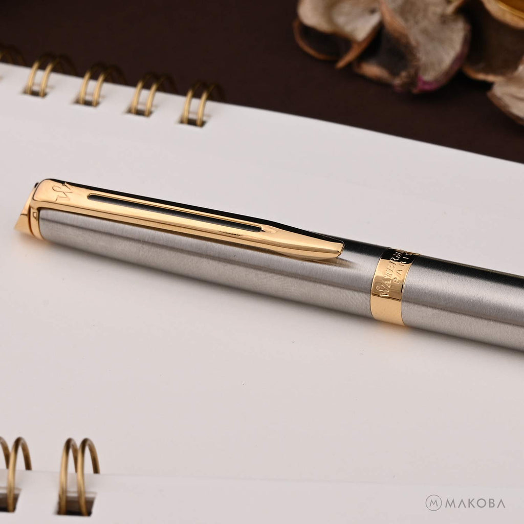 Waterman Hemisphere Ball Pen - Stainless Steel GT