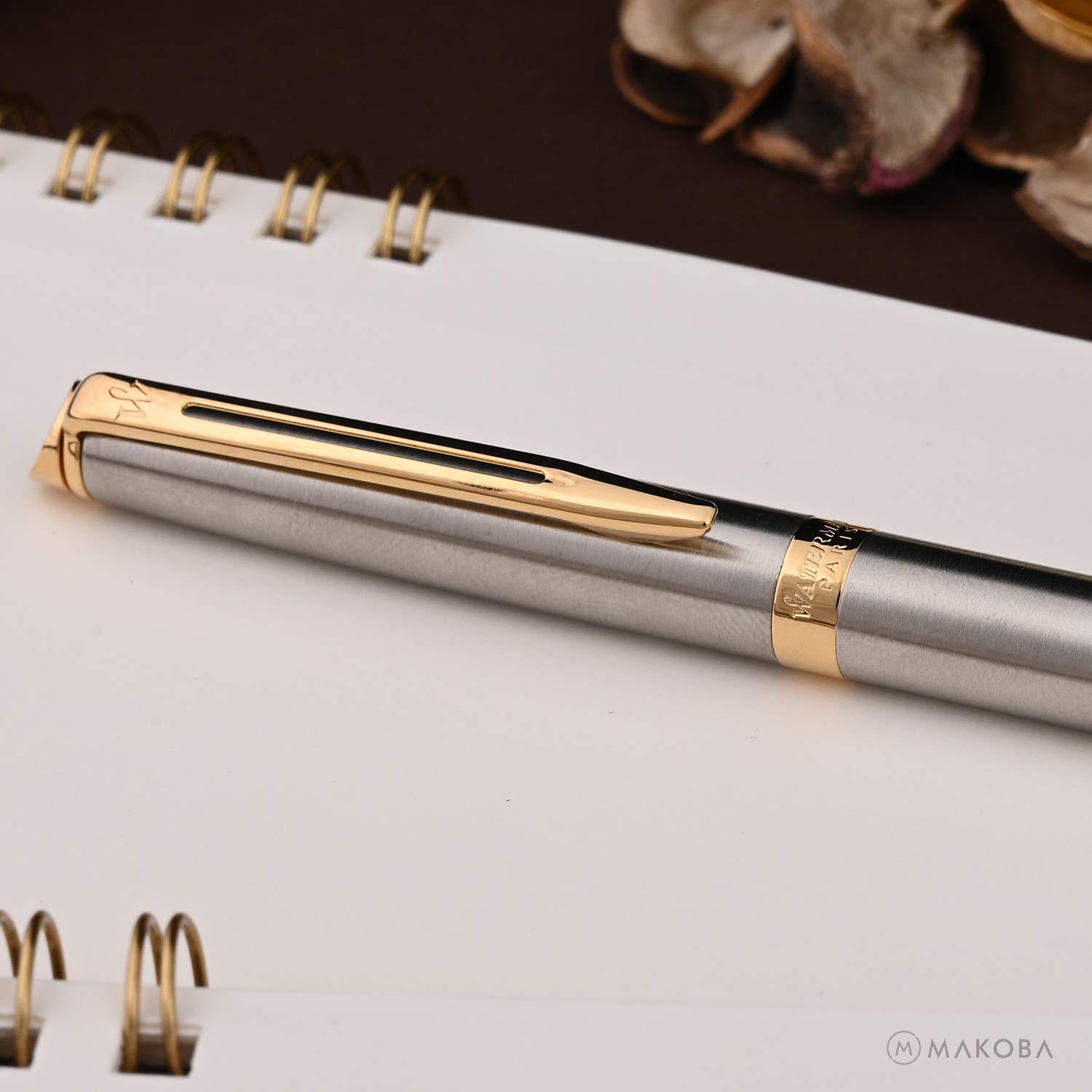 Waterman Hemisphere Ball Pen - Stainless Steel GT