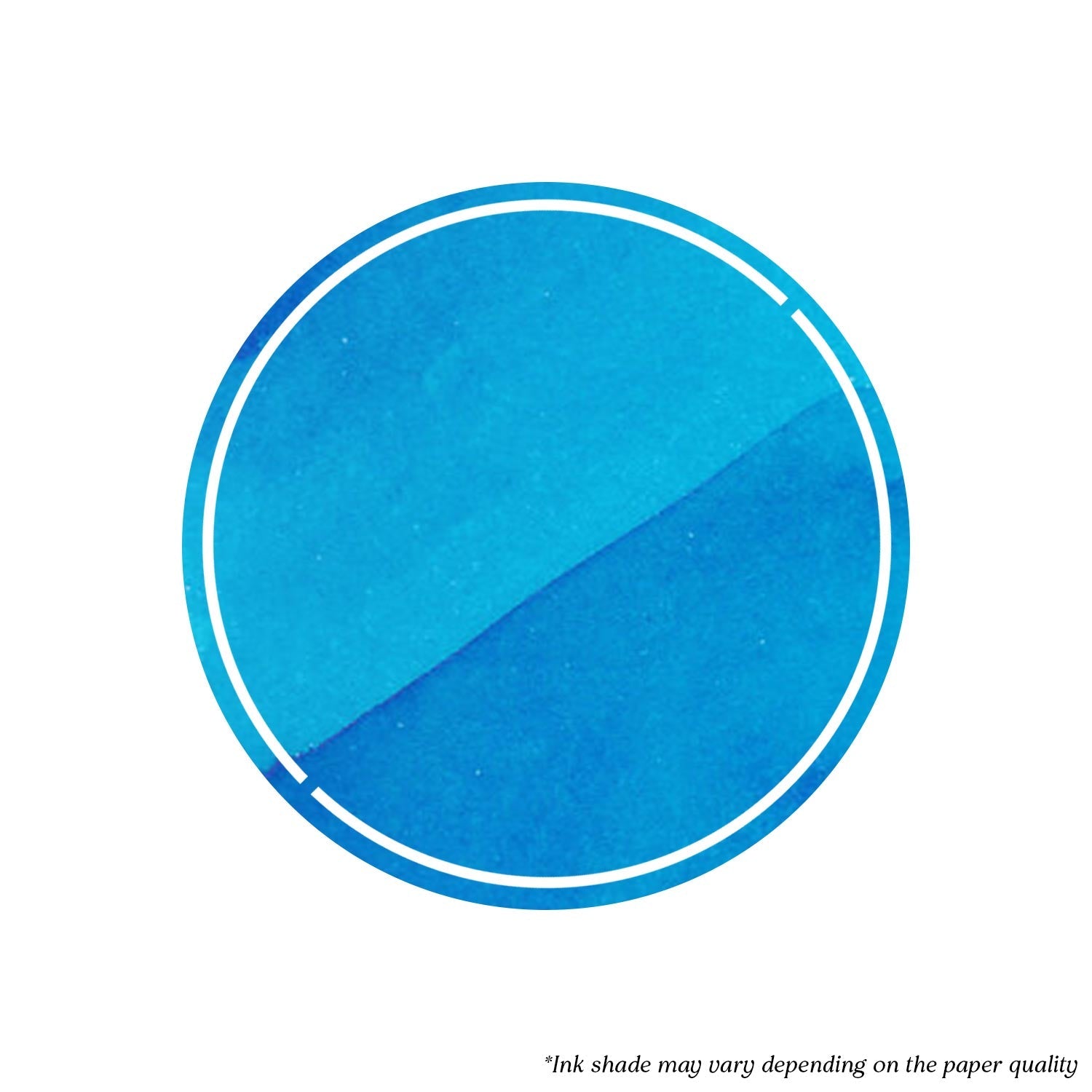 Waterman Inspired Blue Ink Bottle, Turquoise - 50ml