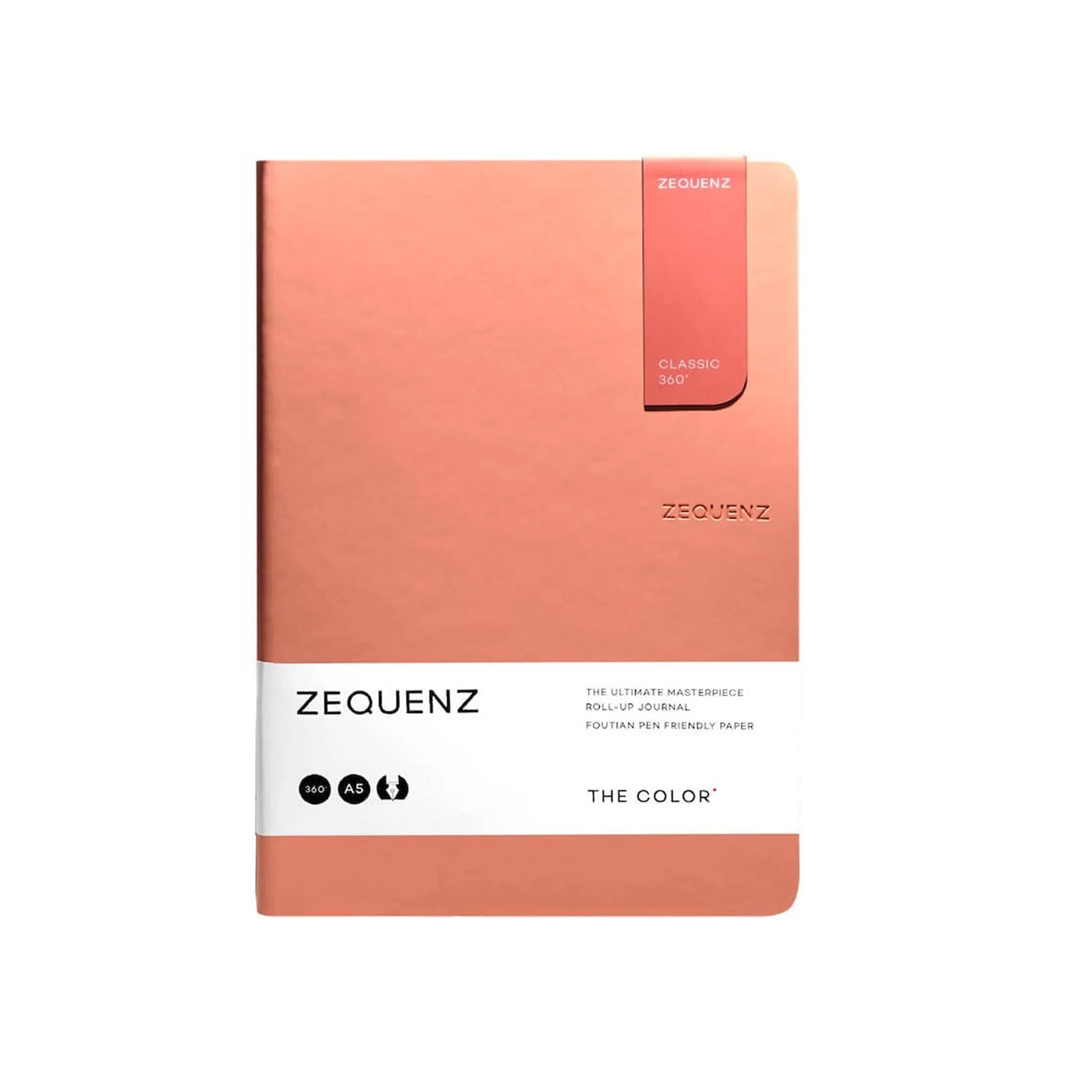 Zequenz Color Notebook, Peach - A5, Ruled