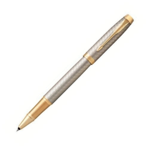 Parker IM Premium Warm Silver GT Rollerball Pen