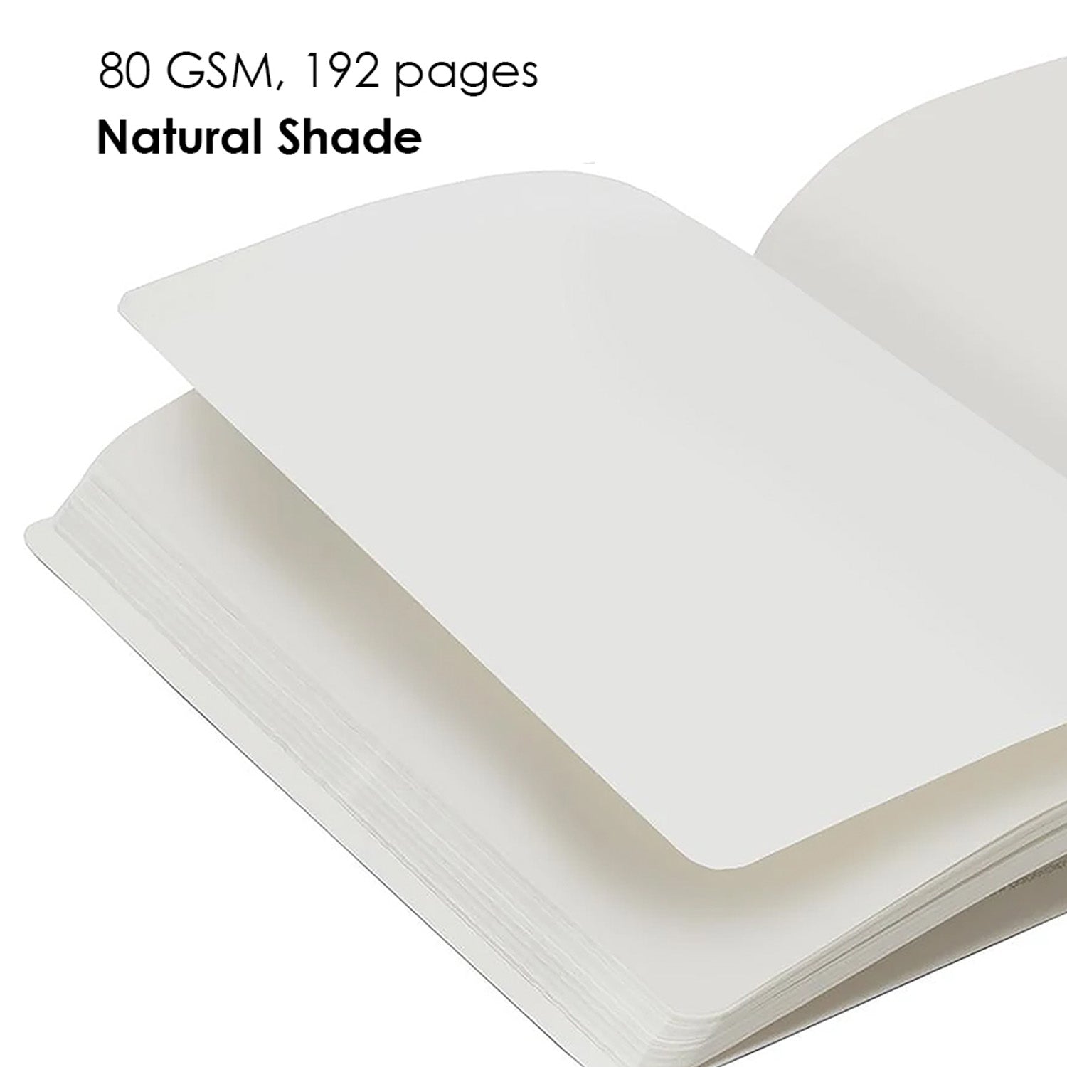 myPAPERCLIP Binary Series Hard Cover Notebook - Black - A5 - Ruled