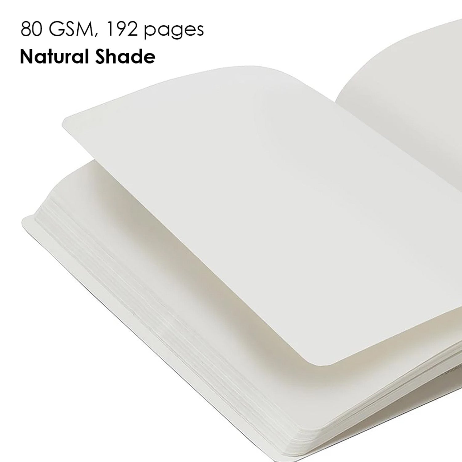 myPAPERCLIP Binary Series Hard Cover Notebook - Blue - A5 - Plain