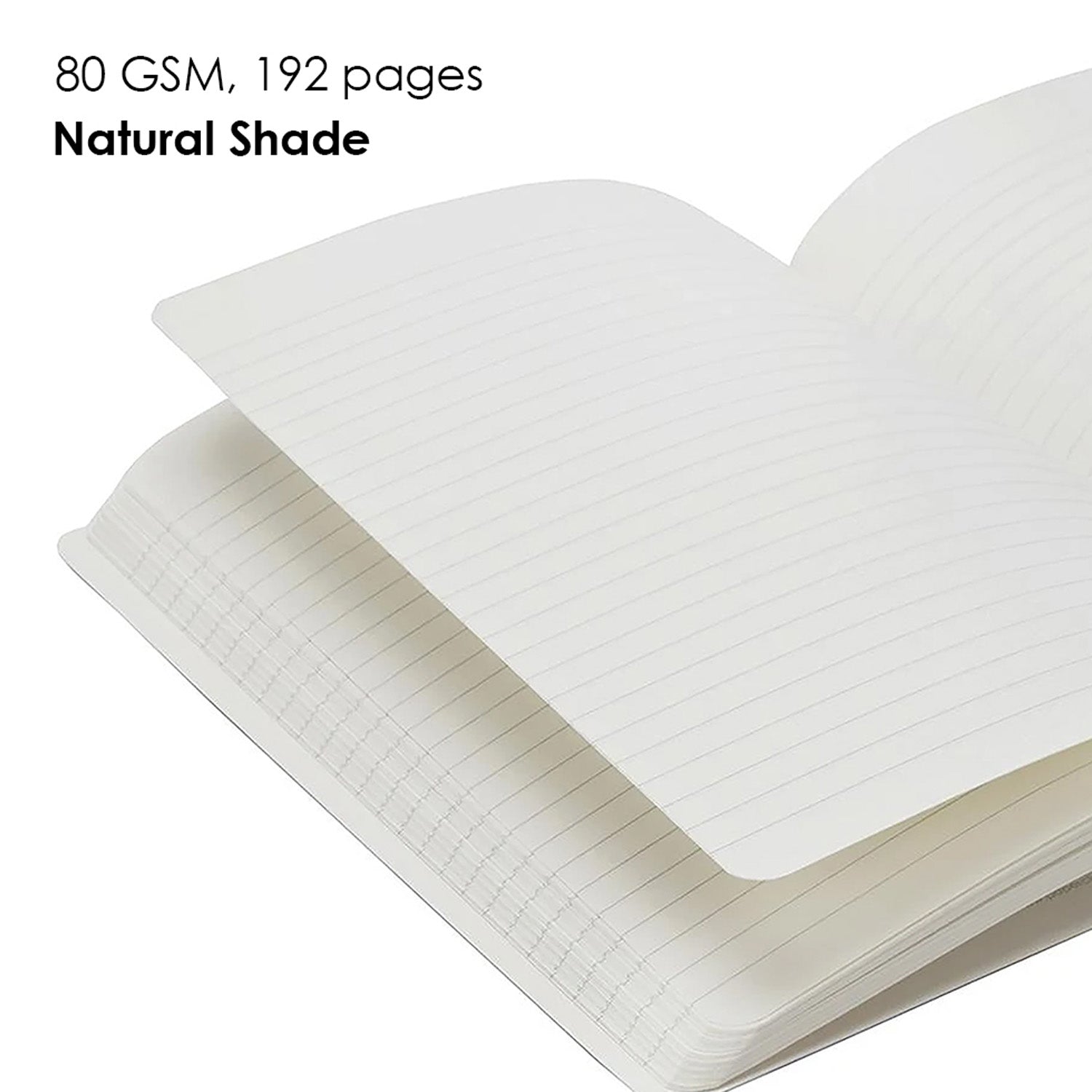 myPAPERCLIP Binary Series Hard Cover Notebook - Blue - A5 - Ruled