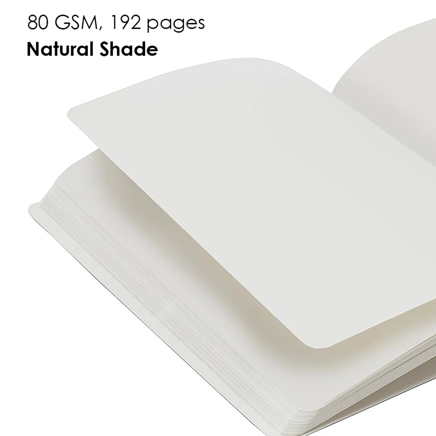 myPAPERCLIP Binary Series Hard Cover Notebook - Red - A5 - Plain