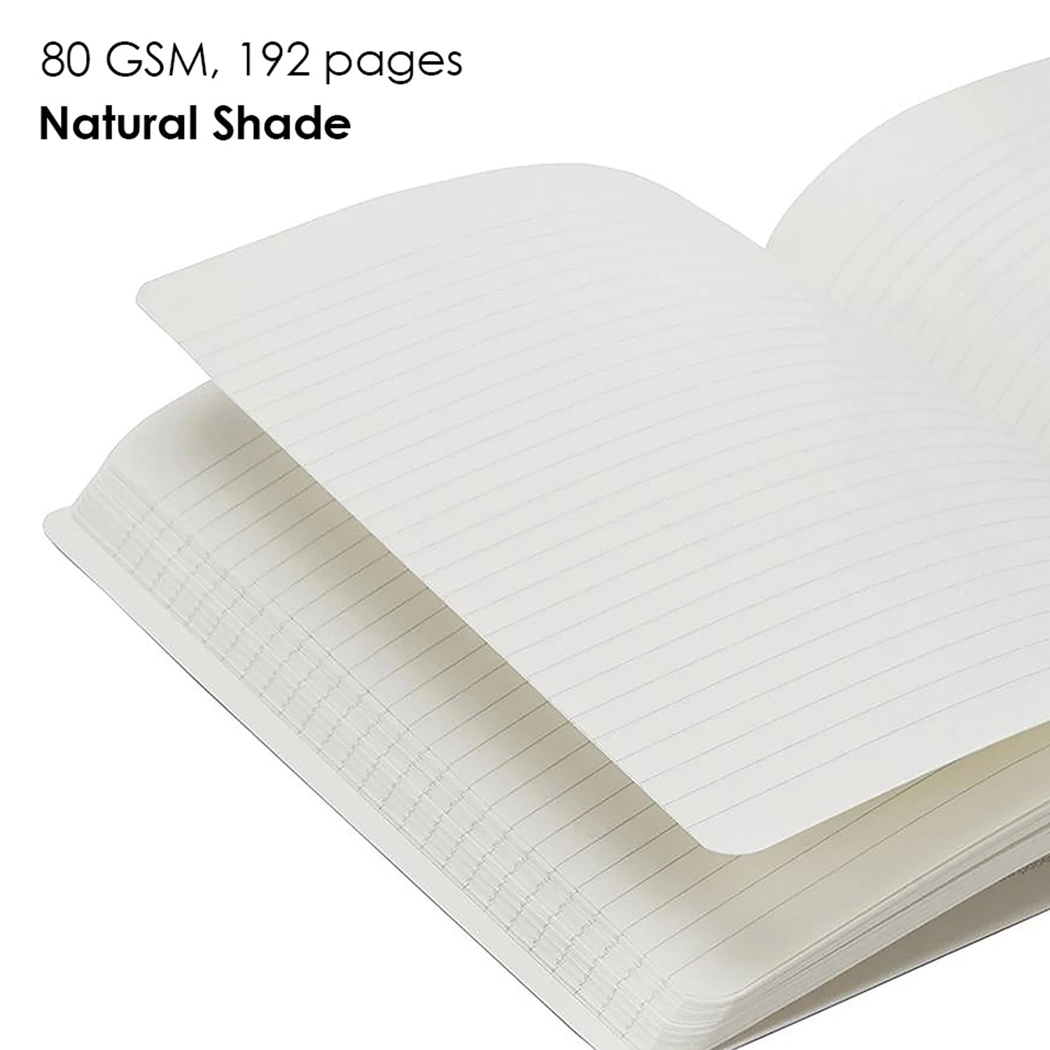 myPAPERCLIP Binary Series Hard Cover Notebook - Red - A5 - Ruled