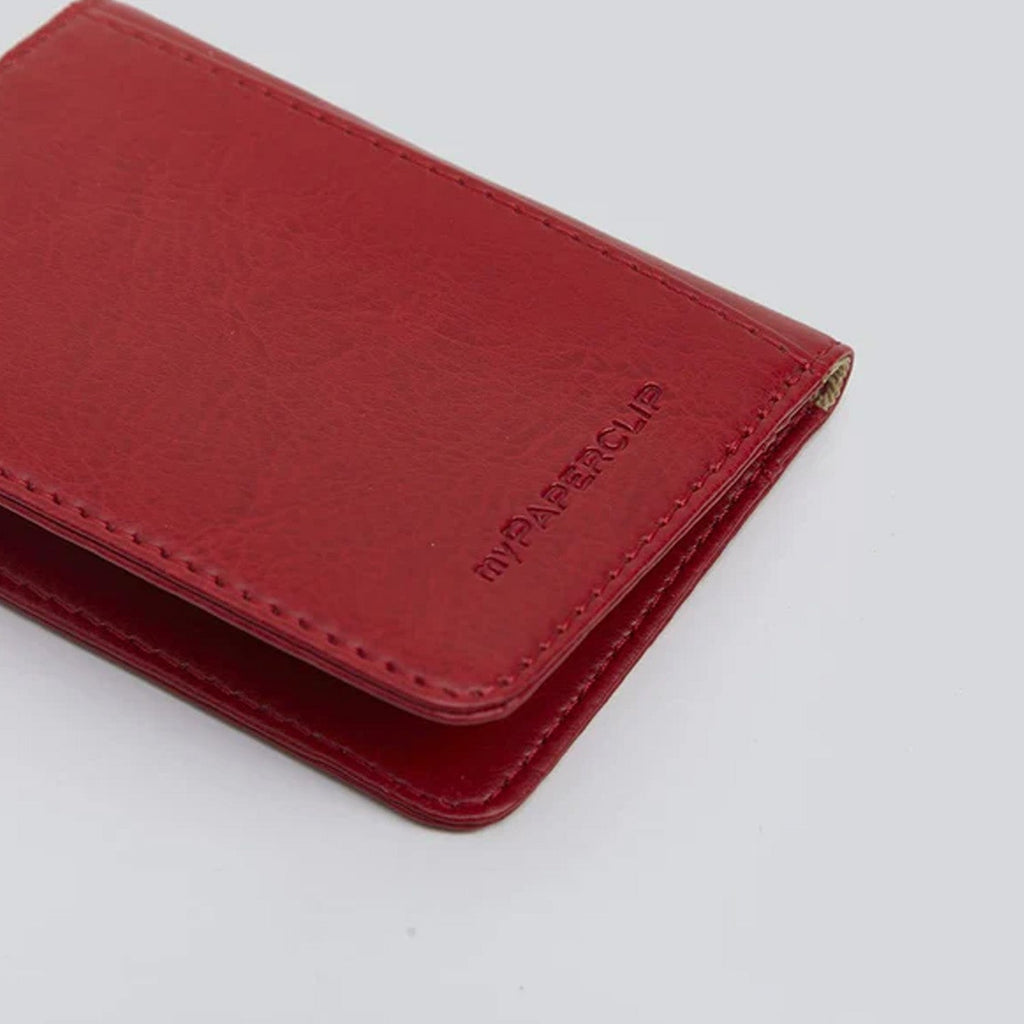 myPAPERCLIP Classic Card Holder Wallet - Red