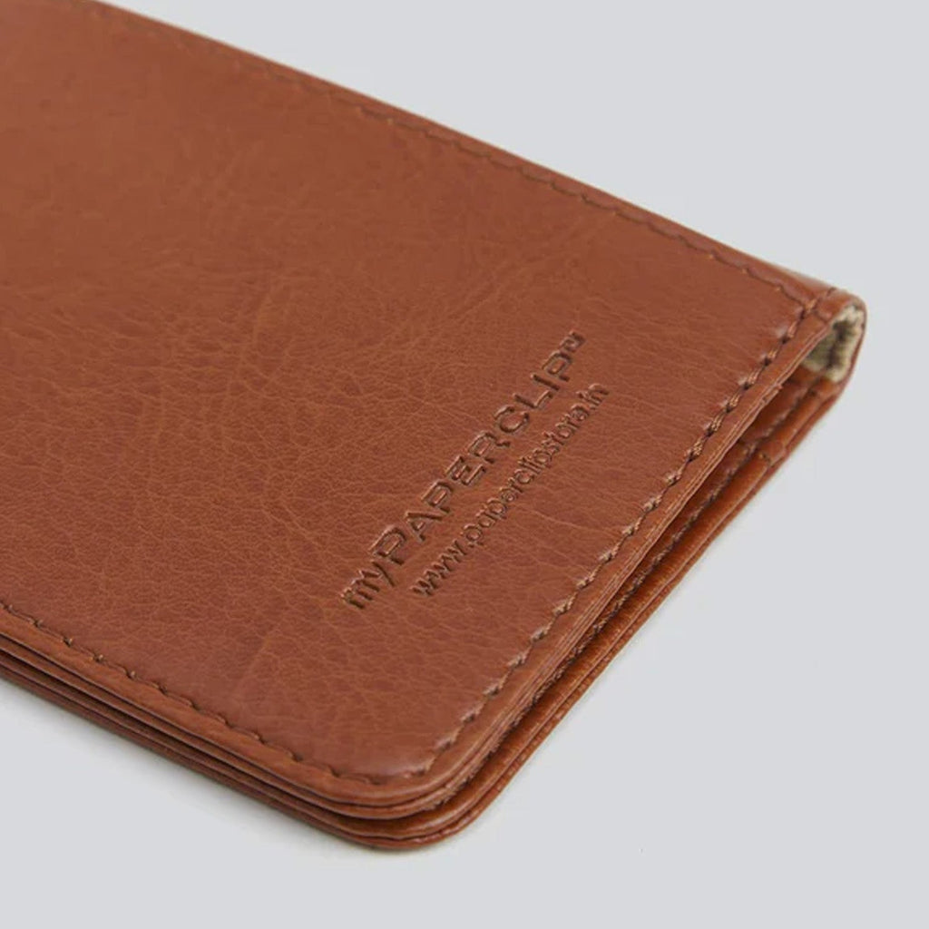myPAPERCLIP Classic Card Holder Wallet - Tan