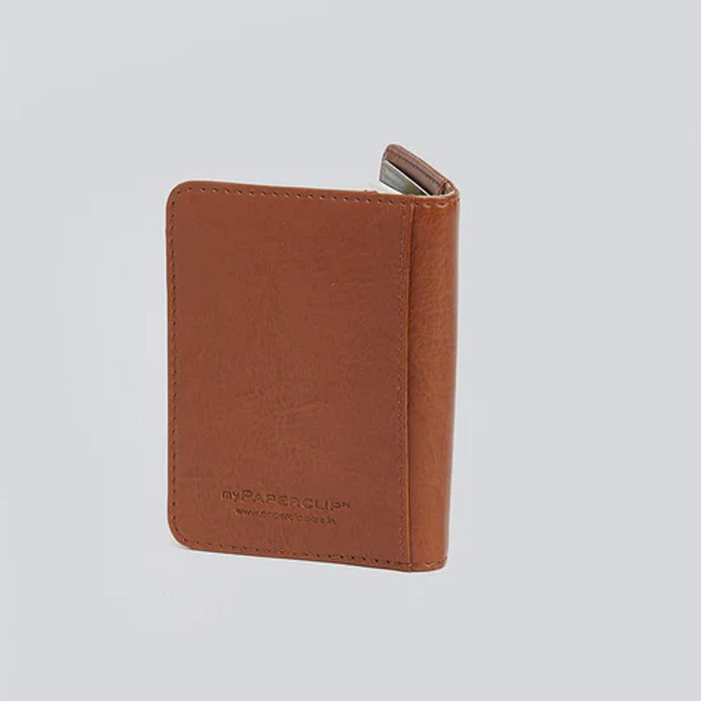 myPAPERCLIP Classic Card Holder Wallet - Tan