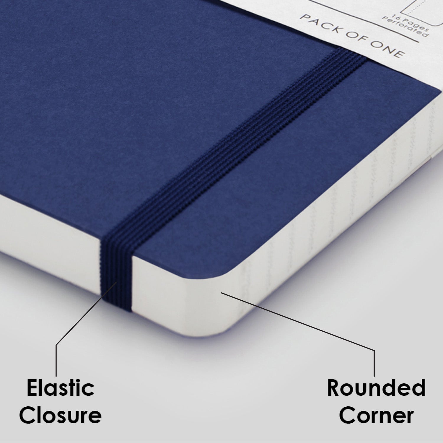 myPAPERCLIP Limited Edition Soft Cover Notebook - Blueberry - A5 - Squared