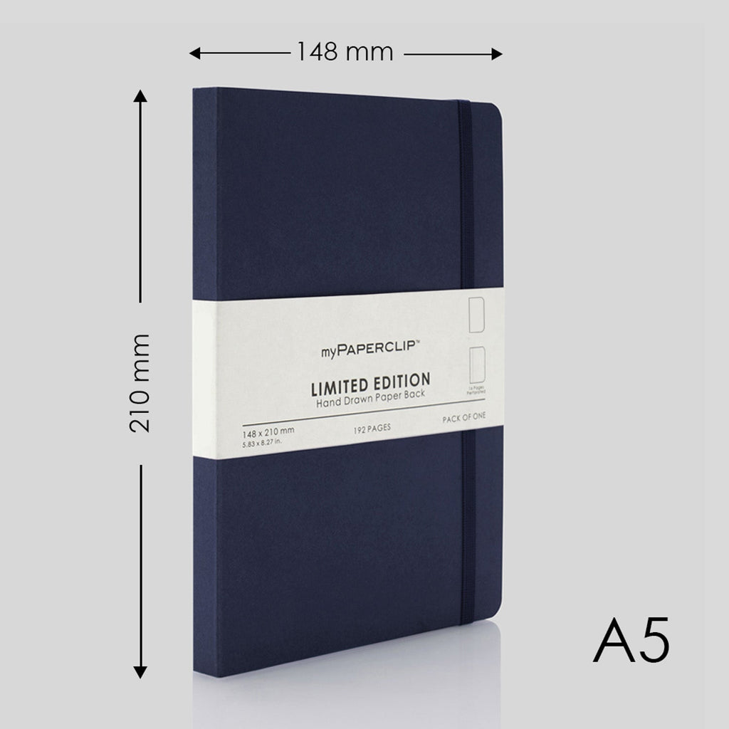 myPAPERCLIP Limited Edition Soft Cover Notebook - Imperial - A5 - Plain
