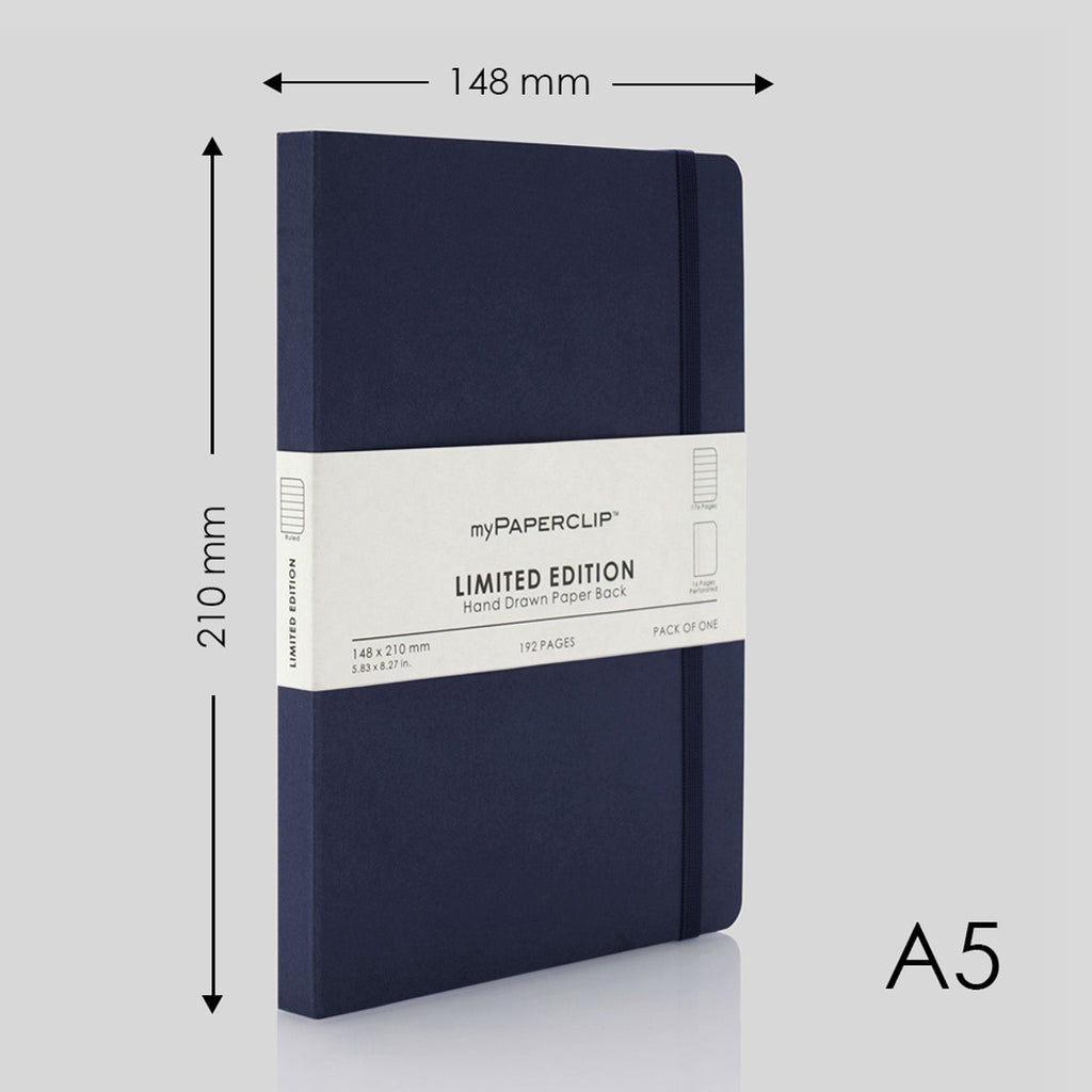 myPAPERCLIP Limited Edition Soft Cover Notebook - Imperial - A5 - Ruled