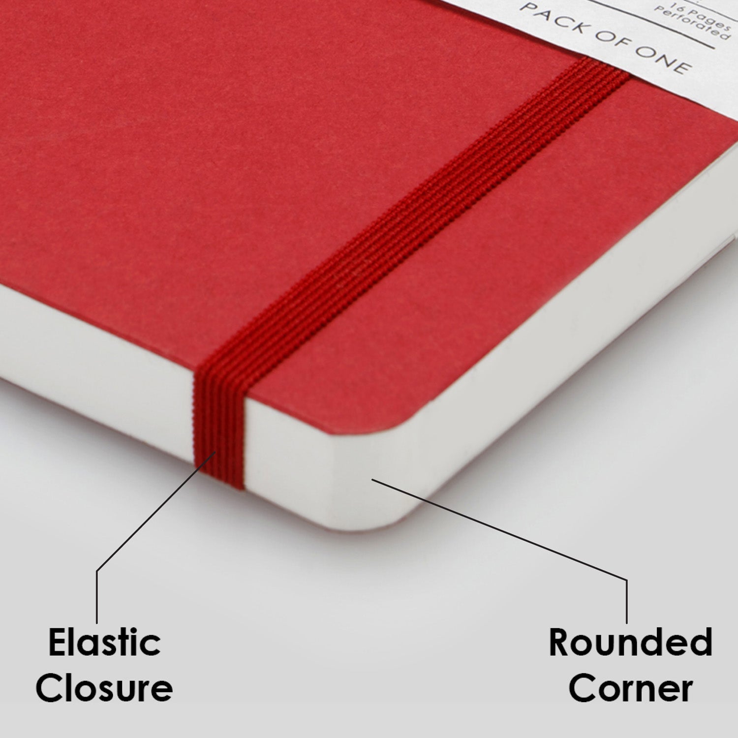 myPAPERCLIP Limited Edition Soft Cover Notebook - Ruby - A5 - Plain