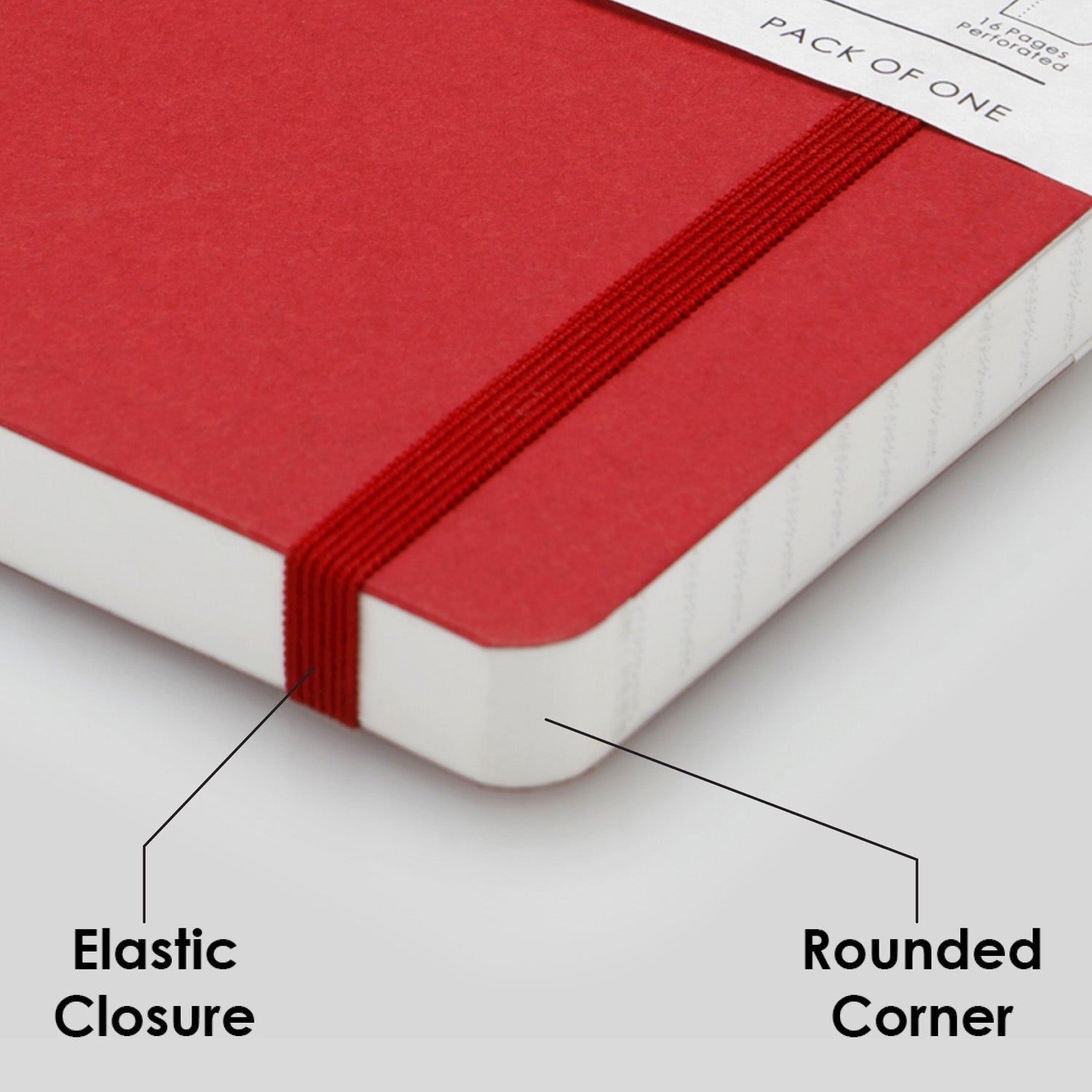 myPAPERCLIP Limited Edition Soft Cover Notebook - Ruby - A5 - Ruled