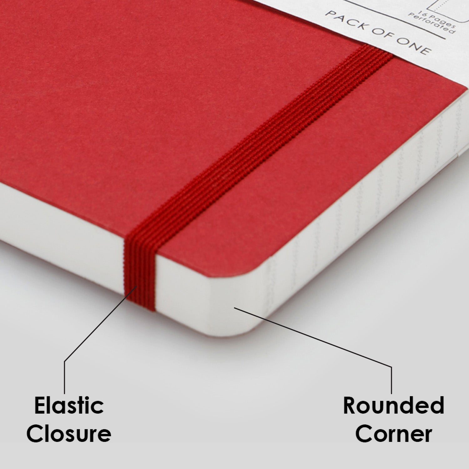 myPAPERCLIP Limited Edition Soft Cover Notebook - Ruby - A5 - Squared