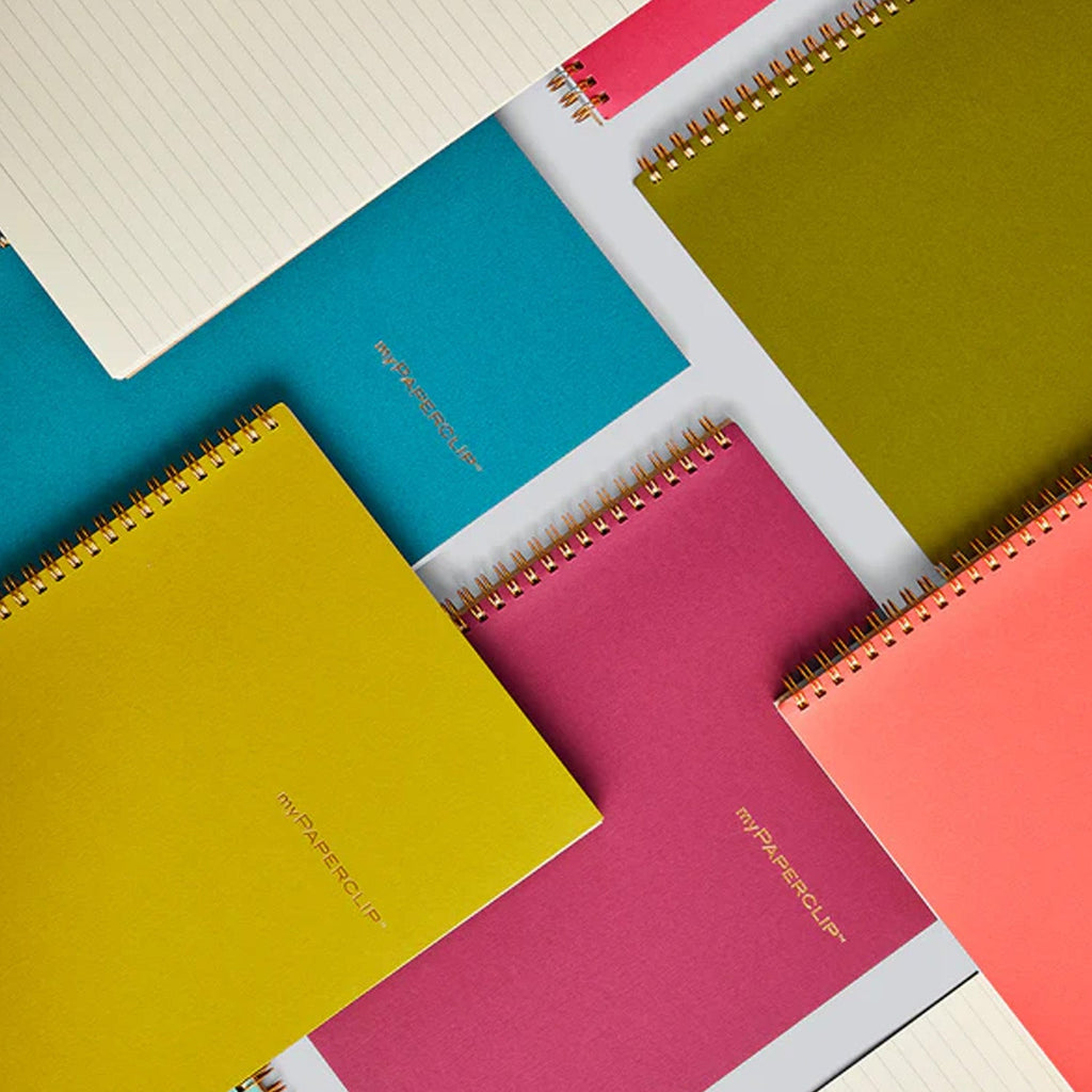 myPAPERCLIP Wiro Notebook - Yellow - XL - Squared