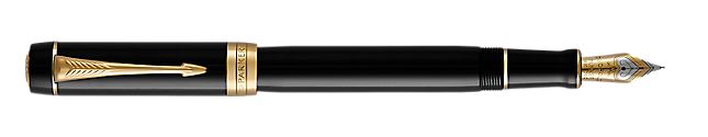 Parker Duofold Classic Black GT Centennial Fountain Pen