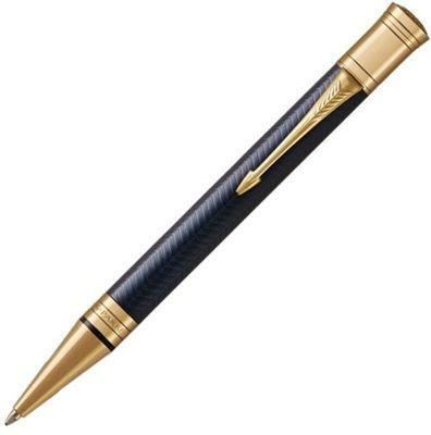 Parker Duofold Prestige Blue Chevron GT Ballpoint Pen