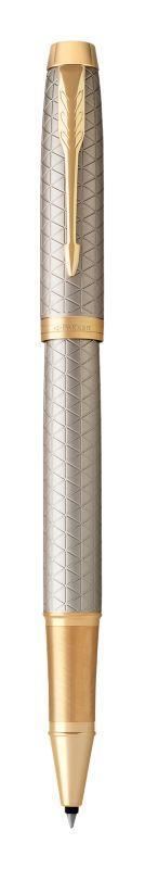 Parker IM Premium Warm Silver GT Rollerball Pen