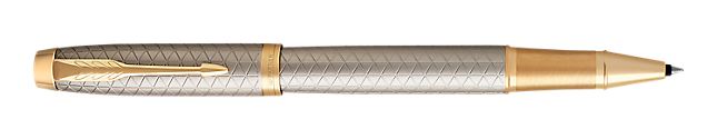 Parker IM Premium Warm Silver GT Rollerball Pen