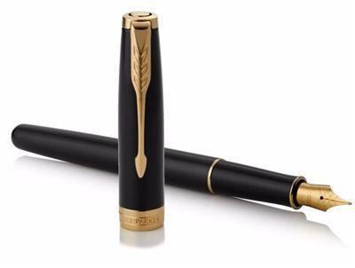 Parker Sonnet Black Lacquer GT Fountain Pen